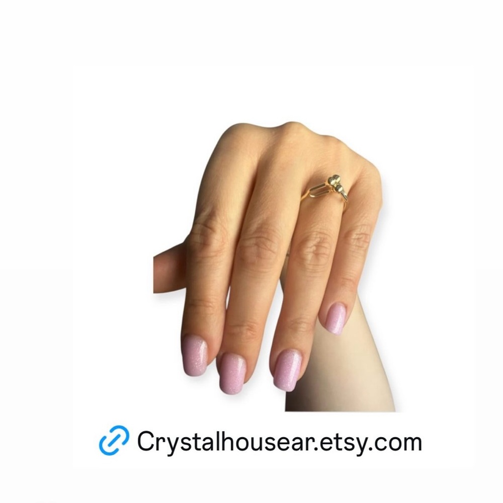 14k  Gold Ring Link
